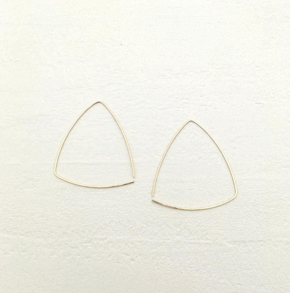 East Hoop Earrings in Gold