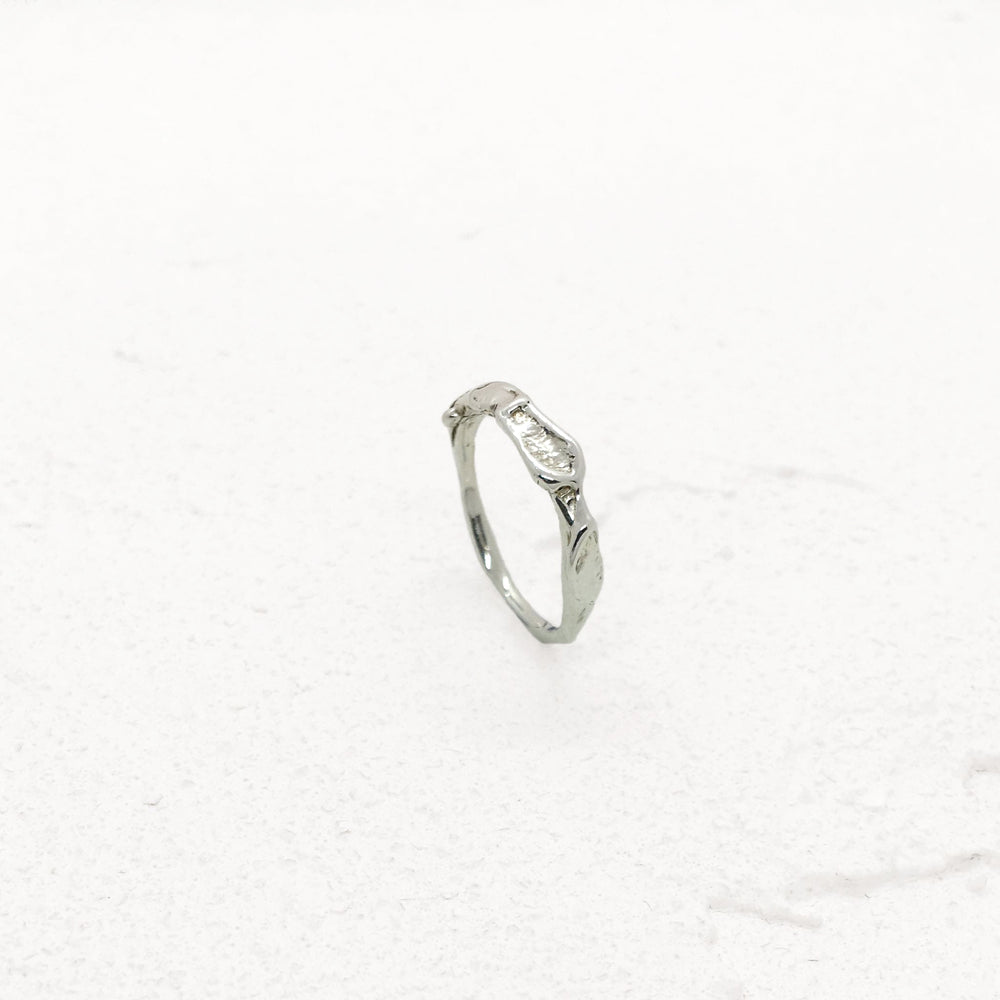 Ripple Ring in Silver